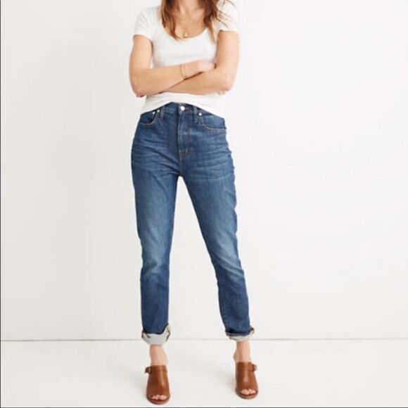 NWT Madewell High Rise Slim Boyfriend Jean Size 23 - Picture 11 of 12